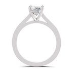 2.1 Ct Emerald Shape Solitaire Diamond Ring