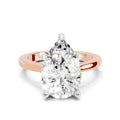 2.1 Ct Emerald Shape Solitaire Diamond Ring
