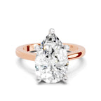 2.1 Ct Emerald Shape Solitaire Diamond Ring