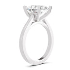 4 Ct Pear Shape Solitaire Diamond Ring