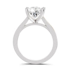 4 Ct Pear Shape Solitaire Diamond Ring