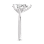 4 Ct Pear Shape Solitaire Diamond Ring