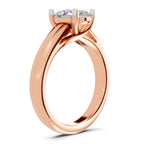 1 Ct Oval Shape Solitaire Diamond Ring