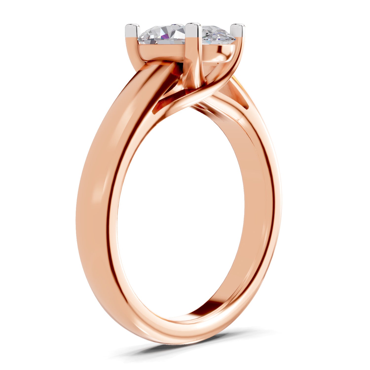 1 Ct Oval Shape Solitaire Diamond Ring