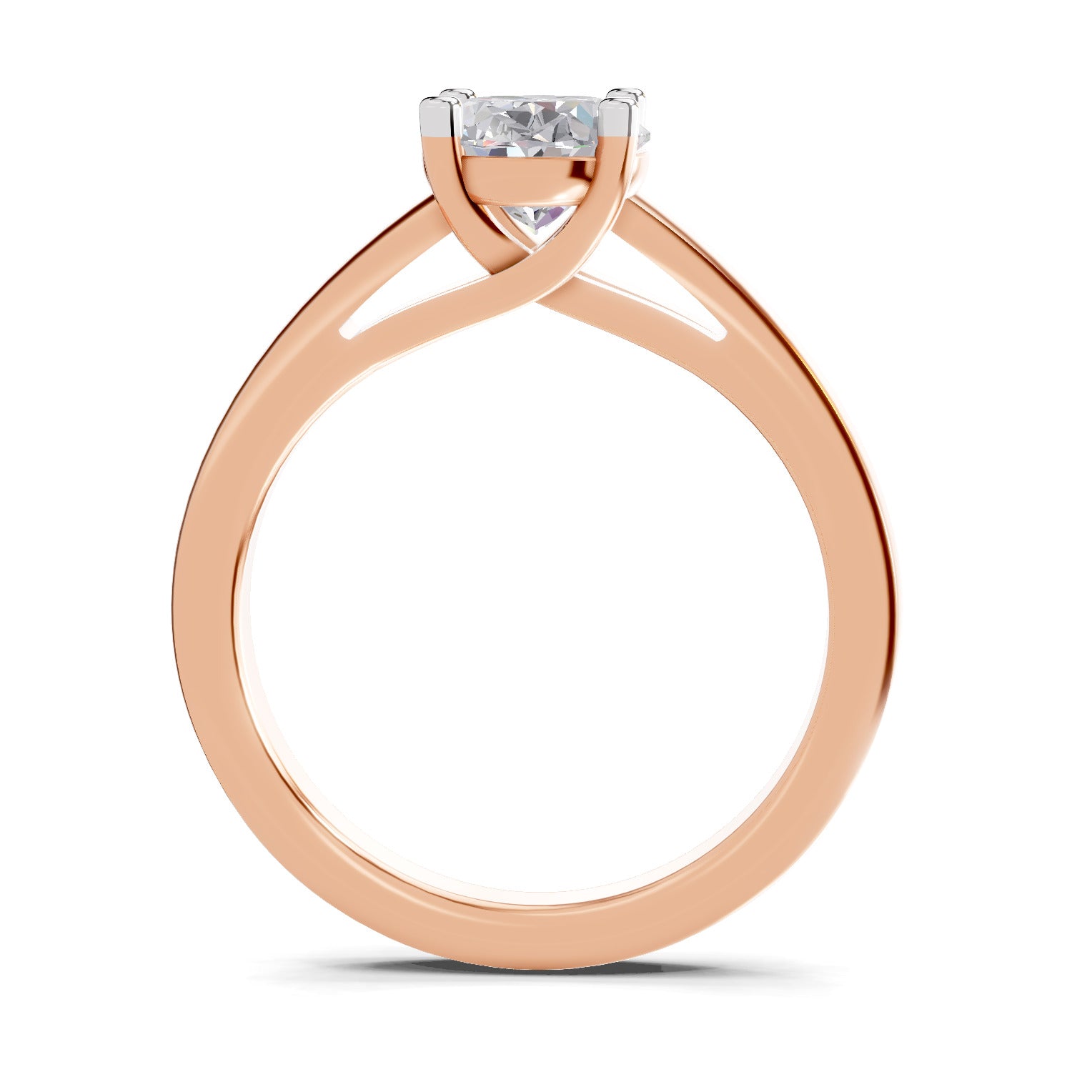 1 Ct Oval Shape Solitaire Diamond Ring