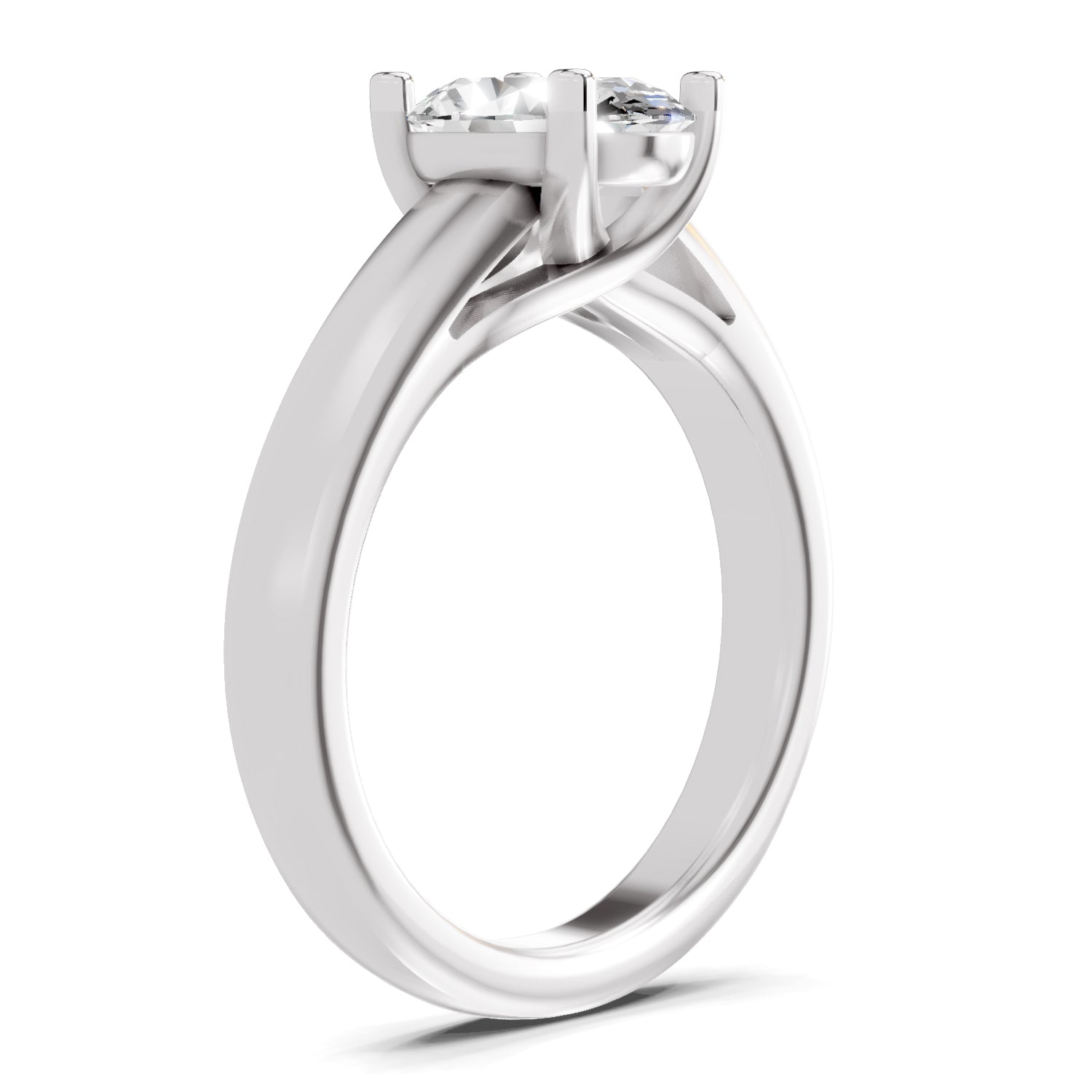 1 Ct Oval Shape Solitaire Diamond Ring
