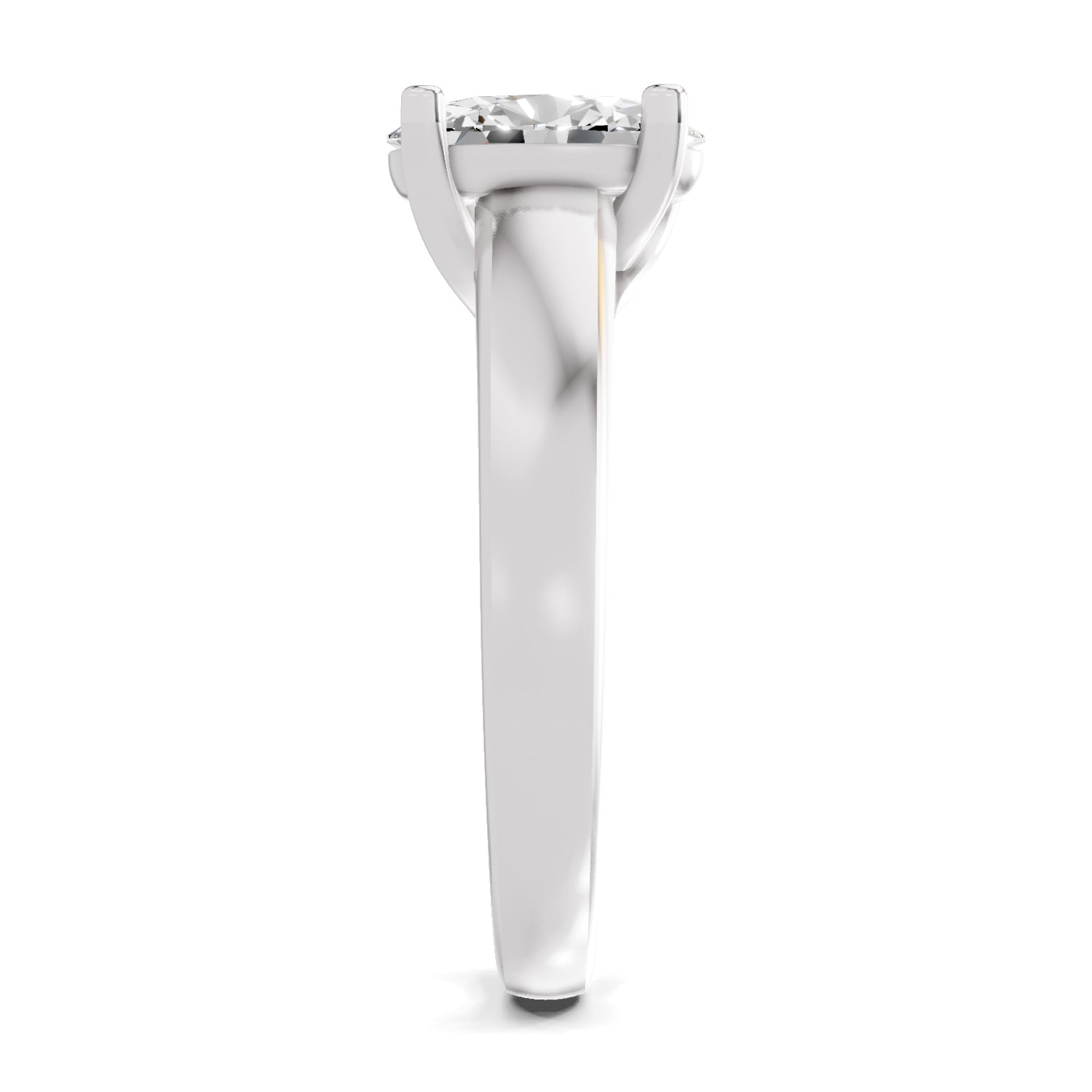 1 Ct Oval Shape Solitaire Diamond Ring