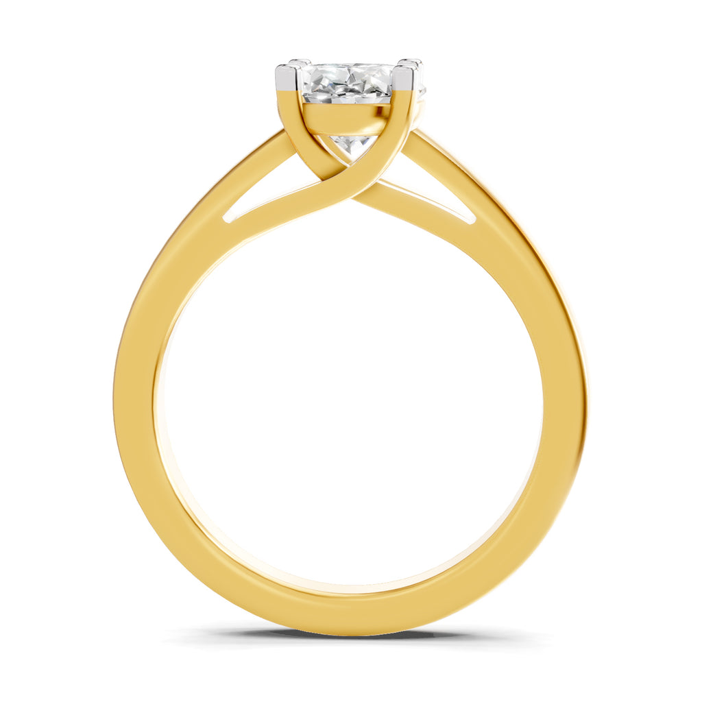 1 Ct Oval Shape Solitaire Diamond Ring