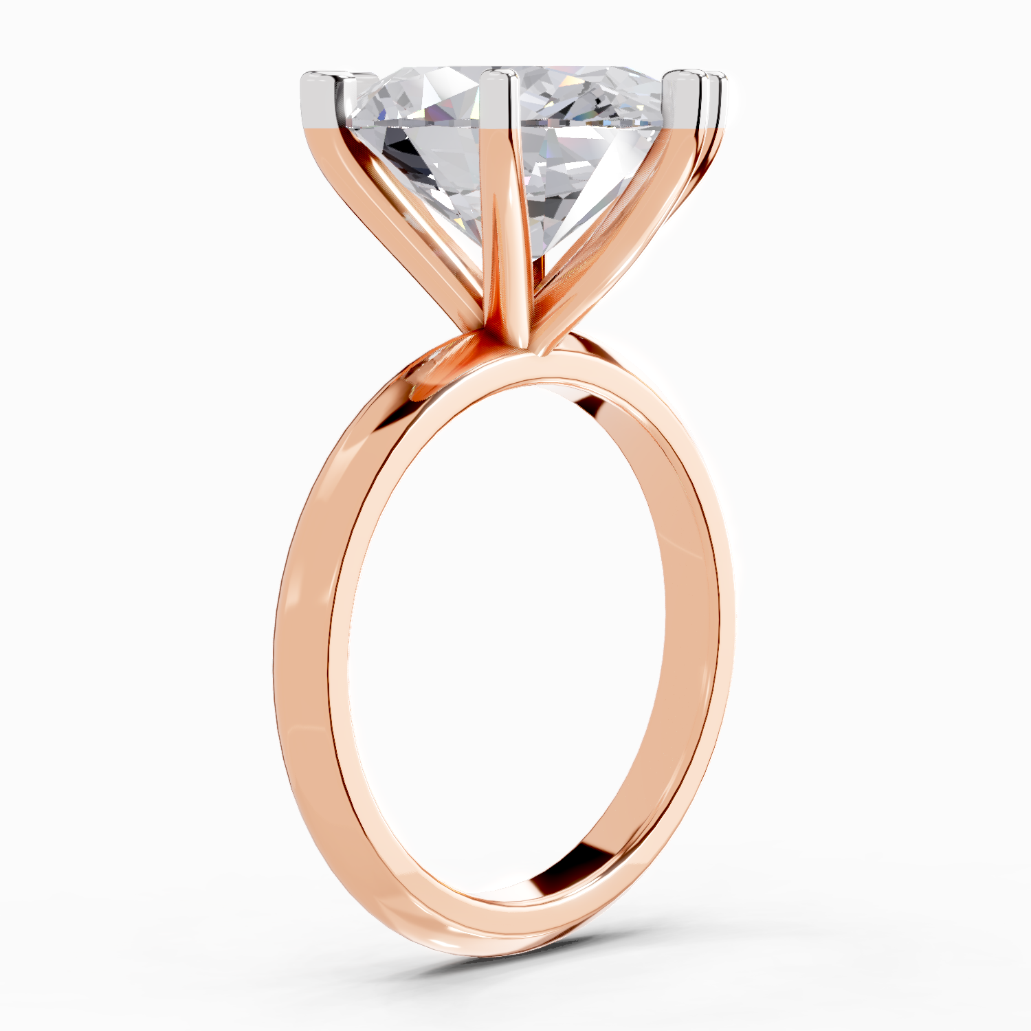 5 Carat Oval Solitaire Engagement Ring