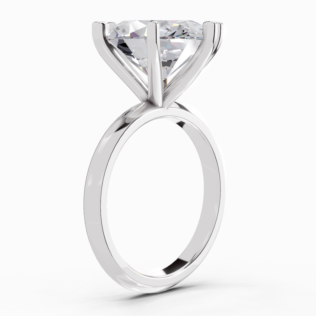 5 Carat Oval Solitaire Engagement Ring