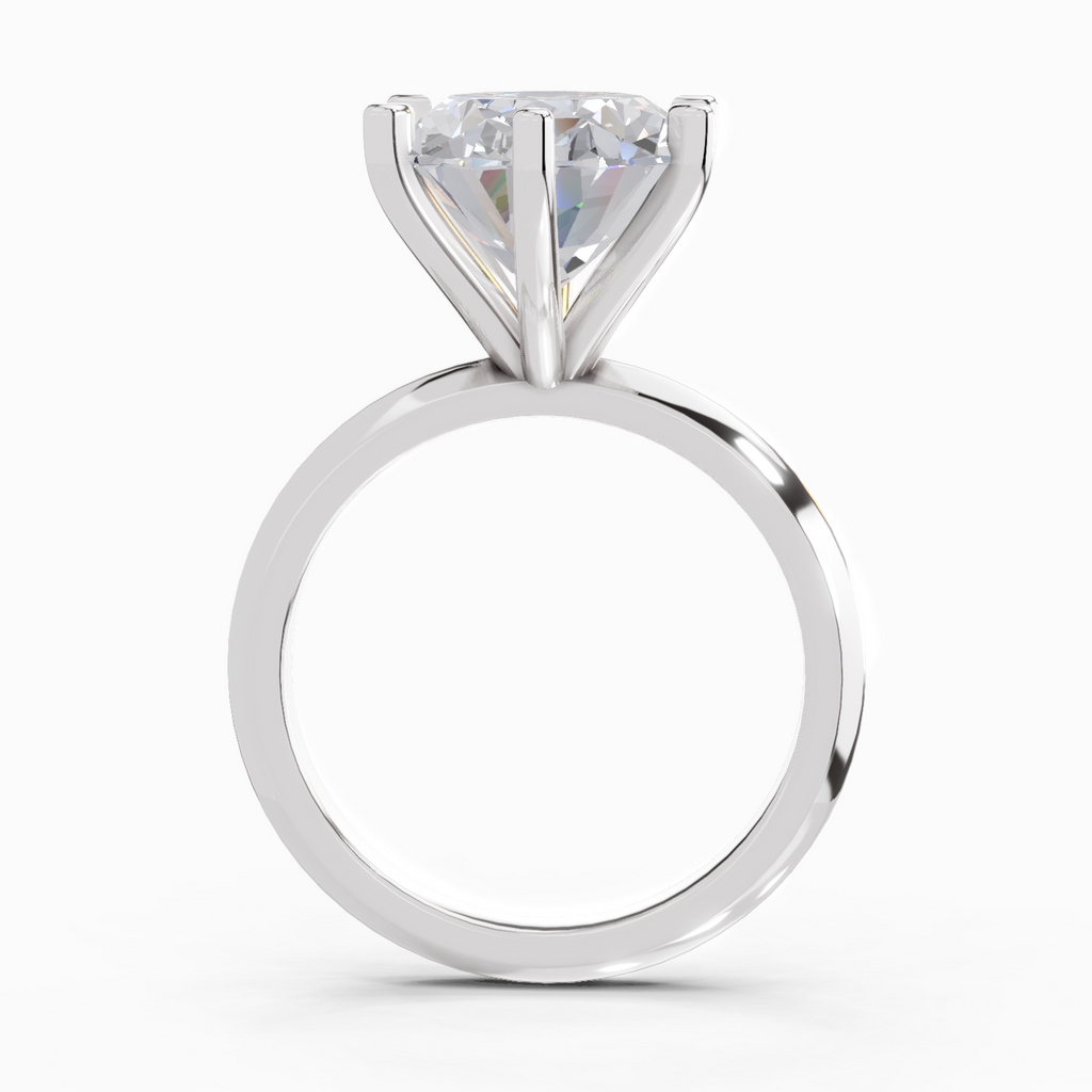 5 Carat Oval Solitaire Engagement Ring