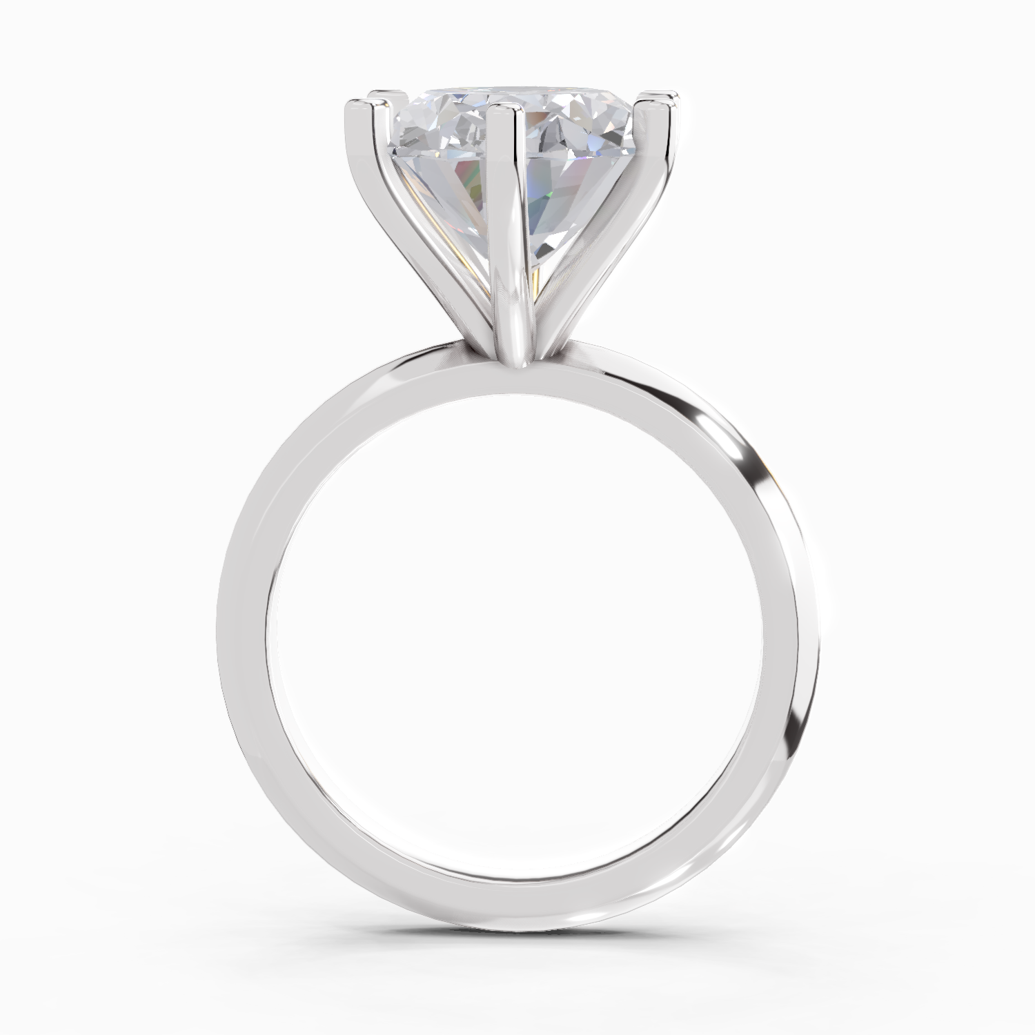 5 Carat Oval Solitaire Engagement Ring