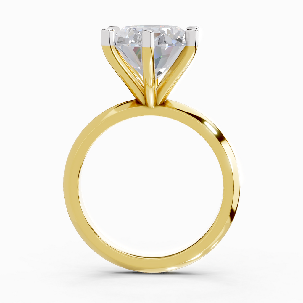 5 Carat Oval Solitaire Engagement Ring