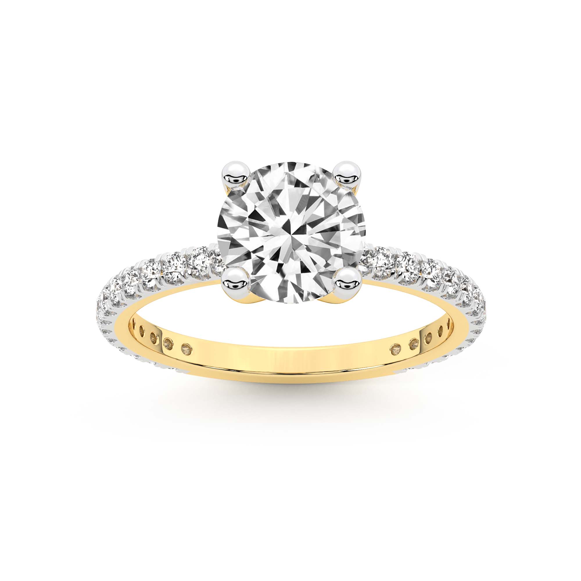 5.47 Carat 14K Gold Solitaire Ring (10)