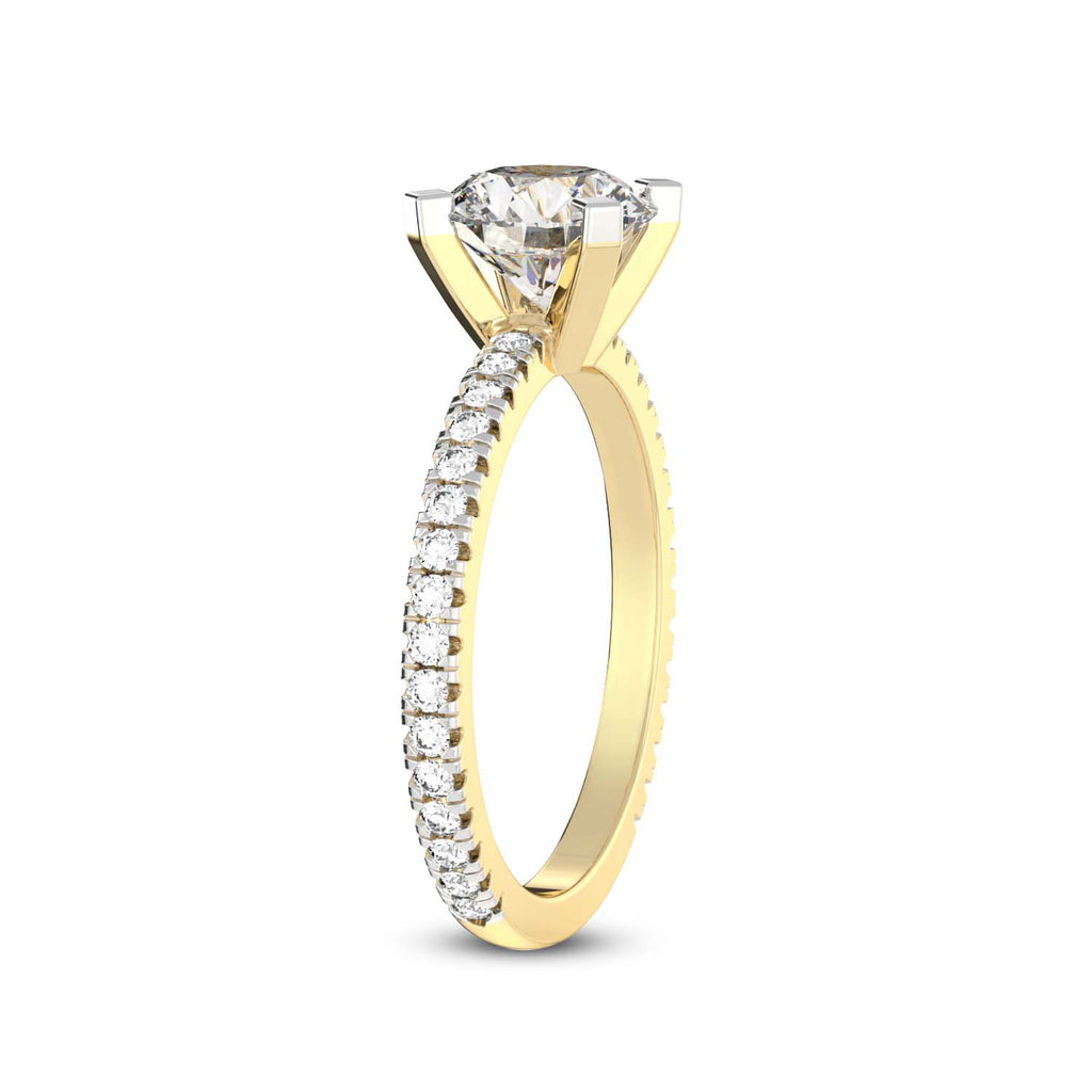 5.47 Carat 14K Gold Solitaire Ring (10)