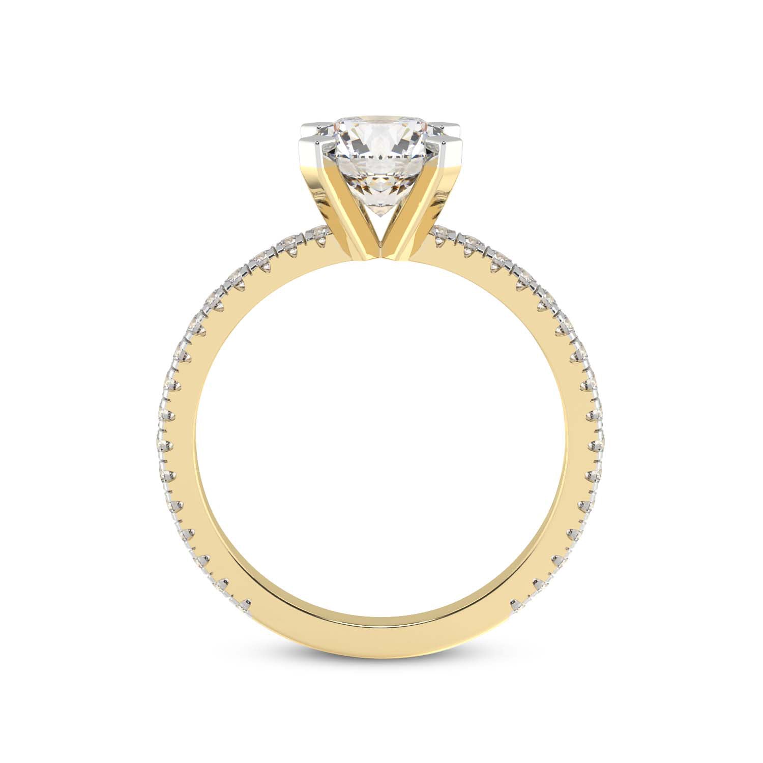 5.47 Carat 14K Gold Solitaire Ring (10)