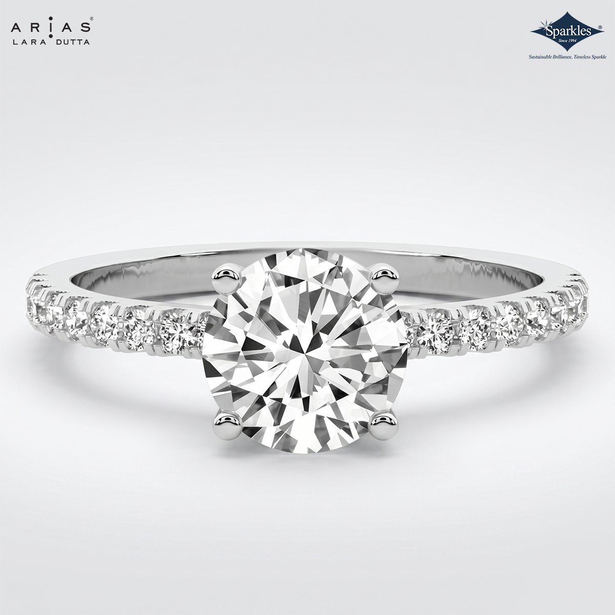 Arias by Lara Dutta Refined Solitaire Diamond Ring