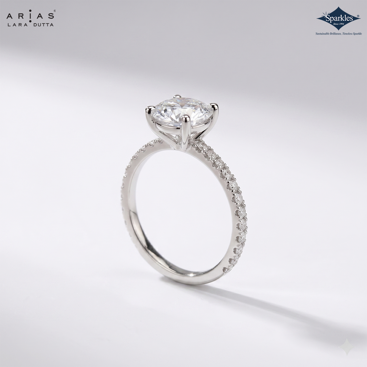 Arias by Lara Dutta Refined Solitaire Diamond Ring