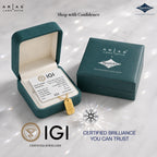 Arias by Lara Dutta Radiant Cut Halo Engagement Ring
