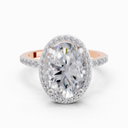 4.22 Ct Princess Shape Solitaire Diamond Ring