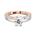 4.4 Carat Oval Shape Halo Engagement Ring