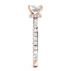 1.41 Ct Cushion Shape Solitaire Diamond Ring