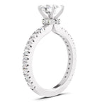 1.41 Ct Cushion Shape Solitaire Diamond Ring