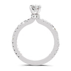 1.41 Ct Cushion Shape Solitaire Diamond Ring