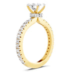 1.41 Ct Cushion Shape Solitaire Diamond Ring
