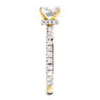 1.41 Ct Cushion Shape Solitaire Diamond Ring