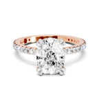 1.41 Ct Cushion Shape Solitaire Diamond Ring