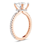 3.19 Ct Cushion Shape Solitaire Diamond Ring