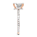 3.19 Ct Cushion Shape Solitaire Diamond Ring