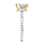 3.19 Ct Cushion Shape Solitaire Diamond Ring