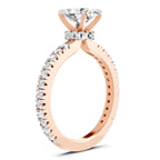1.41 Ct Oval Shape Solitaire Diamond Ring