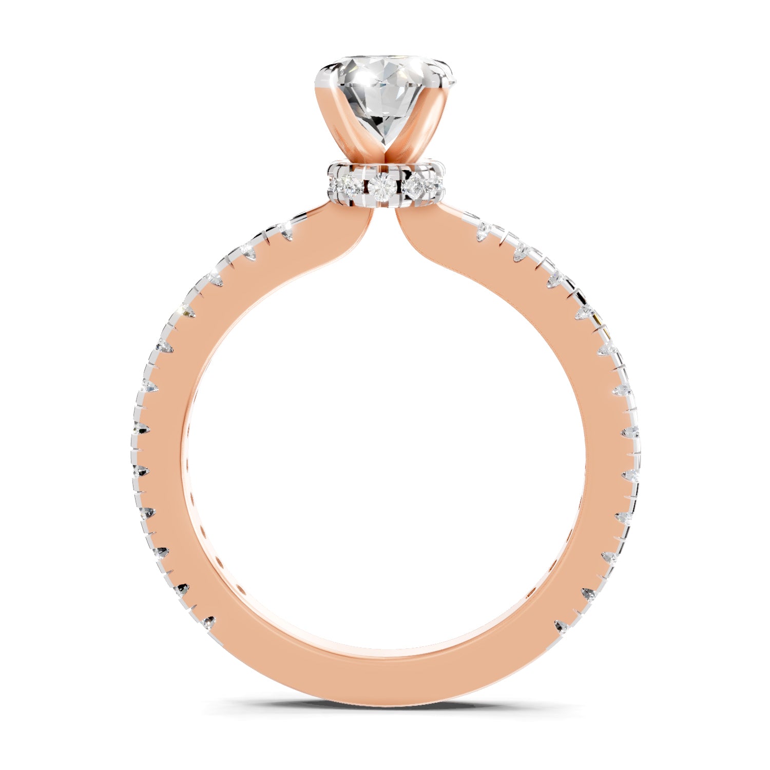1.41 Ct Oval Shape Solitaire Diamond Ring