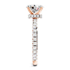 1.41 Ct Oval Shape Solitaire Diamond Ring