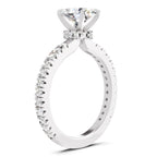 1.41 Ct Oval Shape Solitaire Diamond Ring