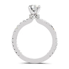 1.41 Ct Oval Shape Solitaire Diamond Ring