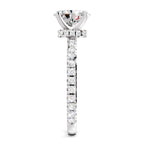 1.41 Ct Oval Shape Solitaire Diamond Ring