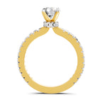1.41 Ct Oval Shape Solitaire Diamond Ring