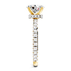 1.41 Ct Oval Shape Solitaire Diamond Ring
