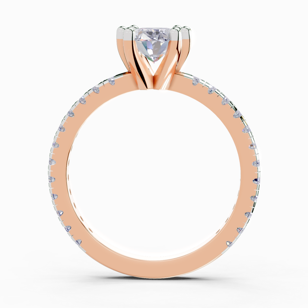 5.30 Carat Oval Six Prong Solitaire Engagement Ring