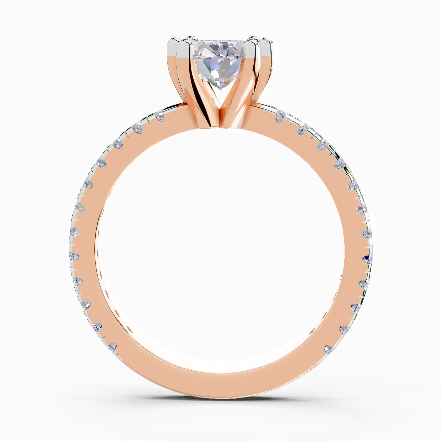 5.30 Carat Oval Six Prong Solitaire Engagement Ring