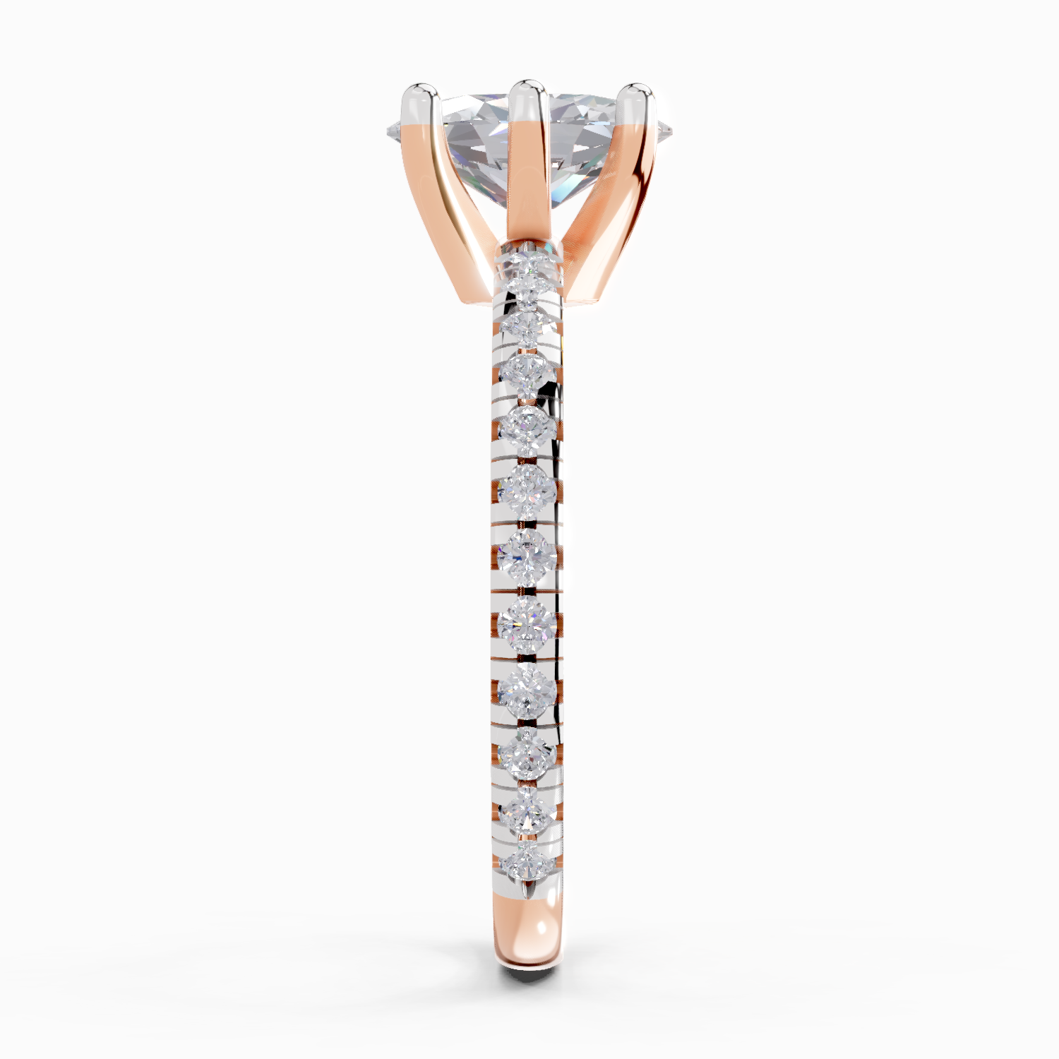 5.30 Carat Oval Six Prong Solitaire Engagement Ring