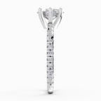 5.30 Carat Oval Six Prong Solitaire Engagement Ring