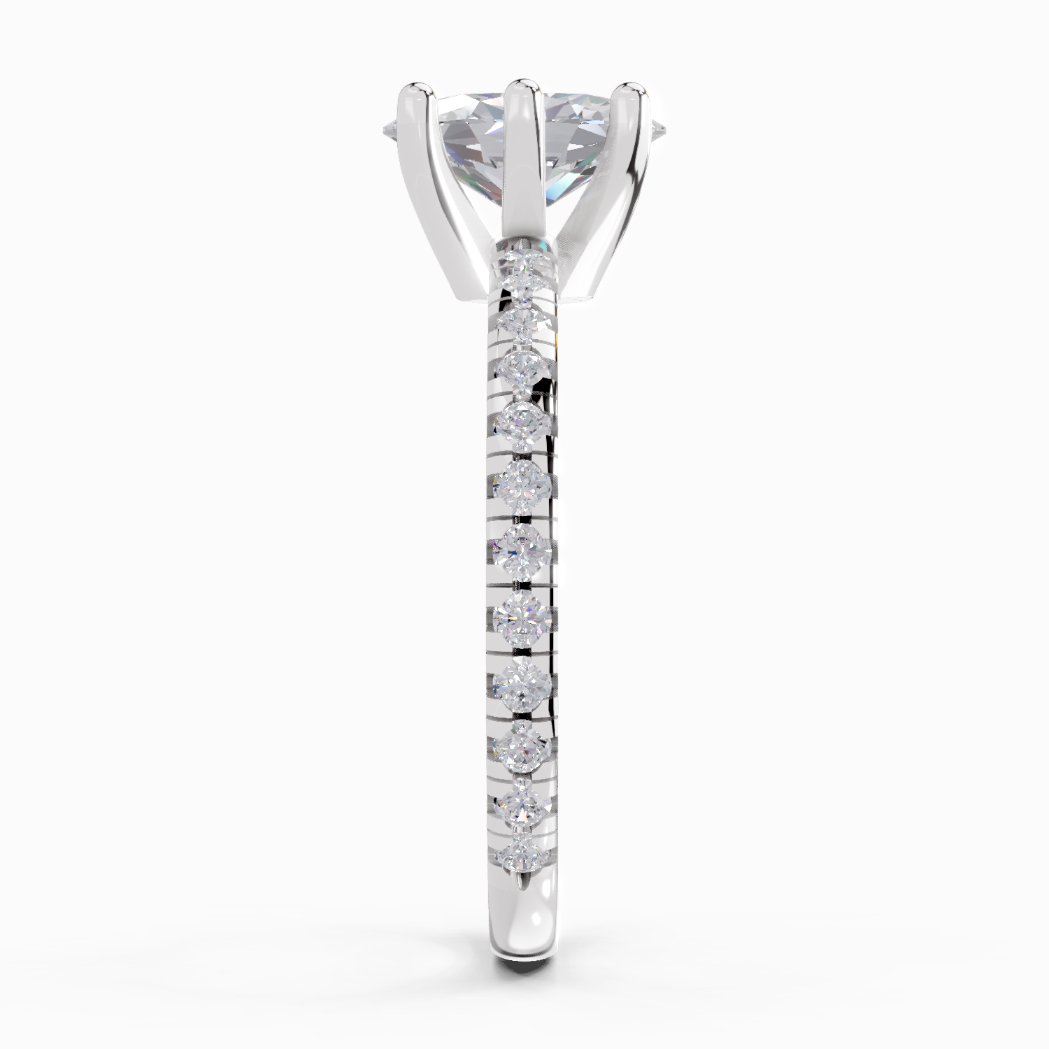 5.30 Carat Oval Six Prong Solitaire Engagement Ring