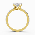 5.30 Carat Oval Six Prong Solitaire Engagement Ring