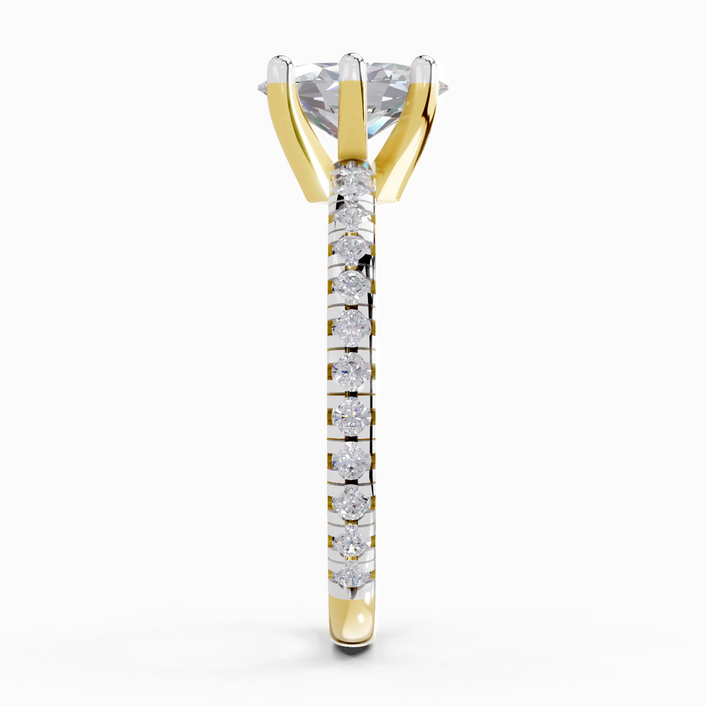 5.30 Carat Oval Six Prong Solitaire Engagement Ring