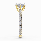 5.30 Carat Oval Six Prong Solitaire Engagement Ring